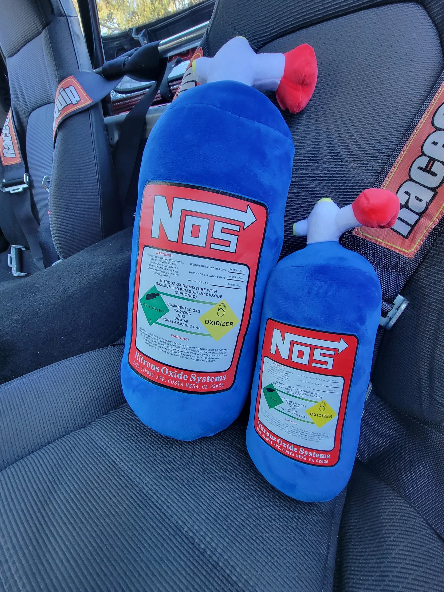 2PCS NOS Bottle Car Pillow