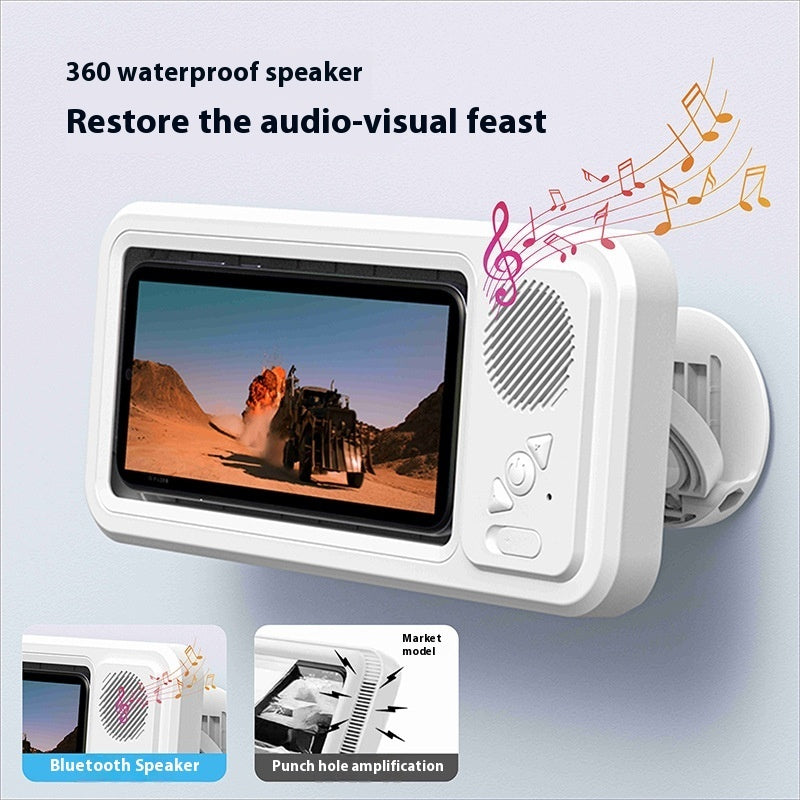 Smart Bathroom Waterproof Phone Holder