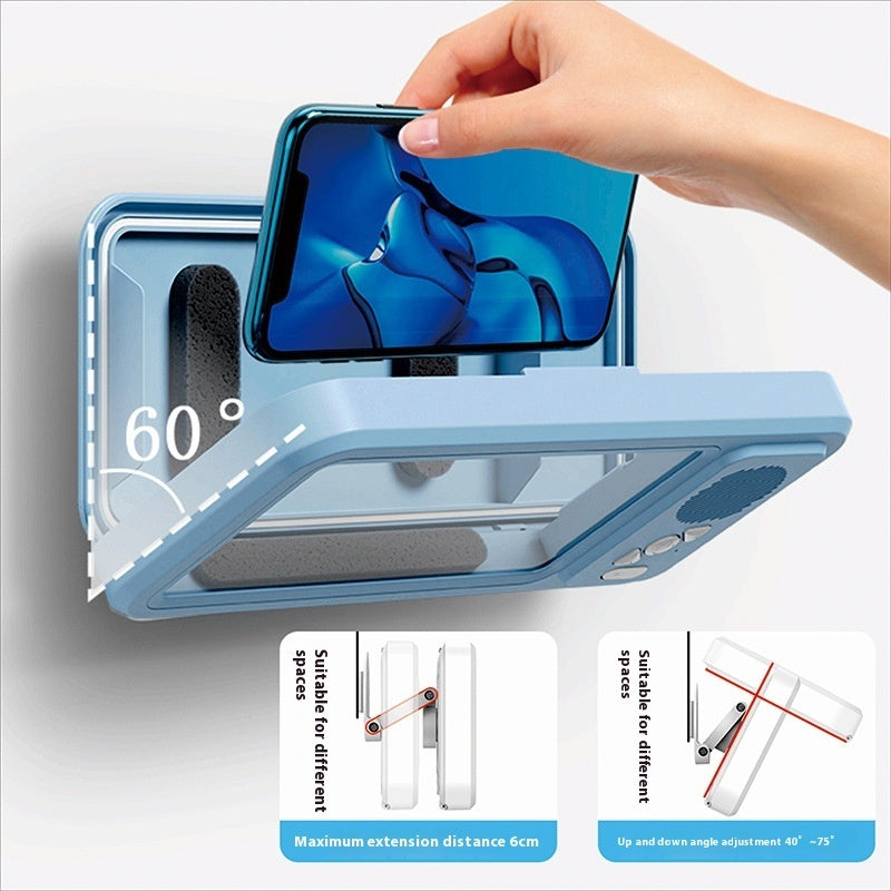 Smart Bathroom Waterproof Phone Holder