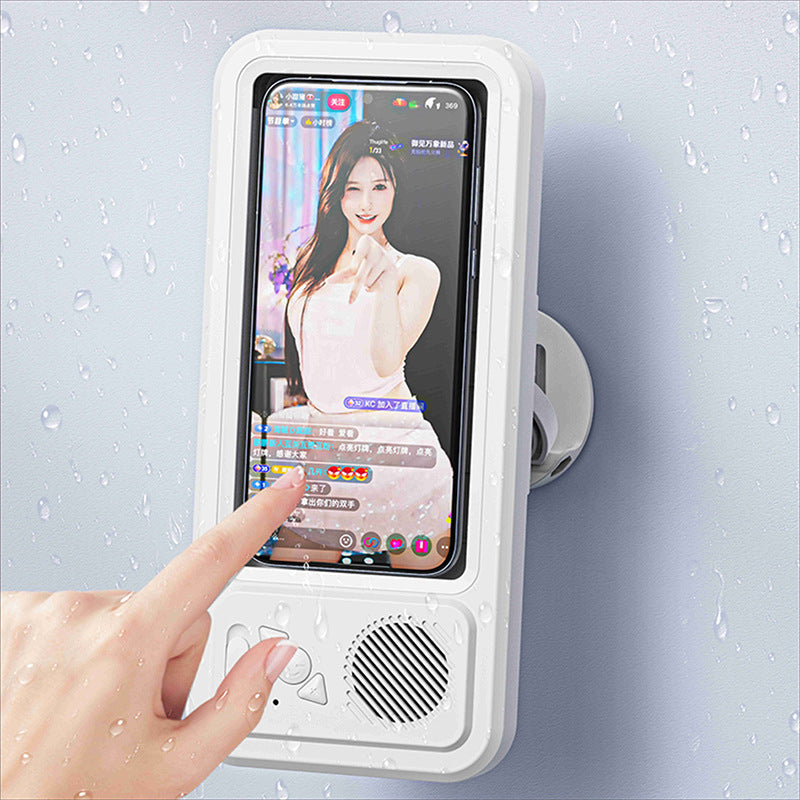 Smart Bathroom Waterproof Phone Holder